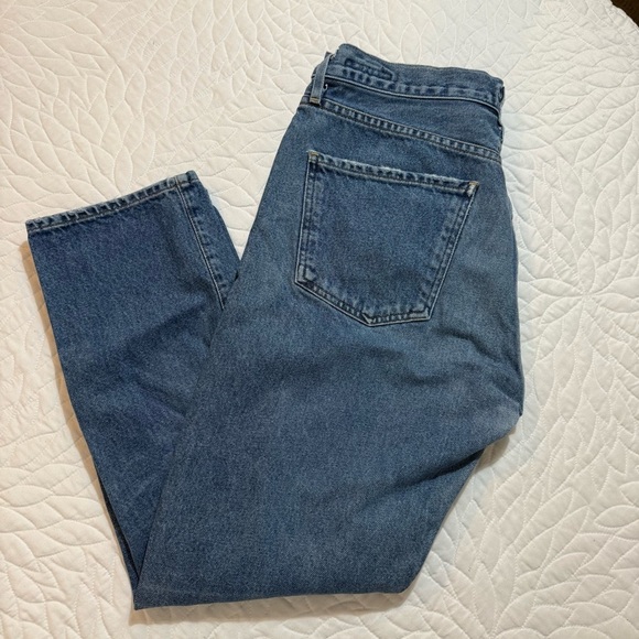 Citizens of Humanity Dree Crop High Rise Slim Straight Rigid Denim SZ 30 - Picture 15 of 16